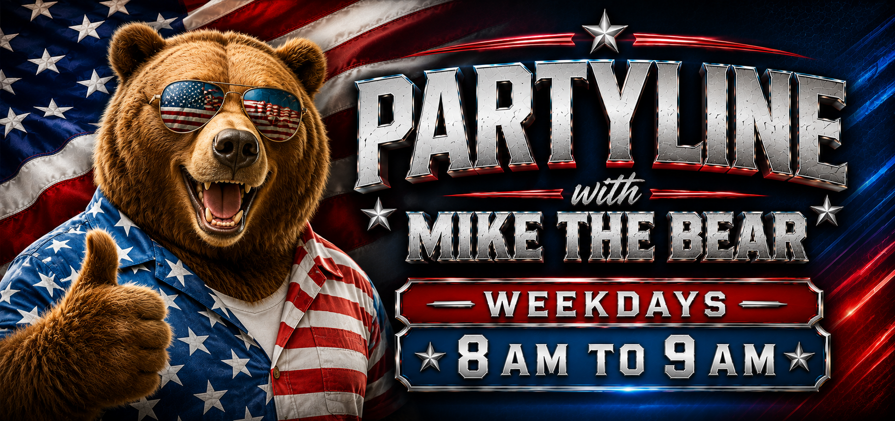 Partyline with Mike The Bear - KWRO Coos County Oregon